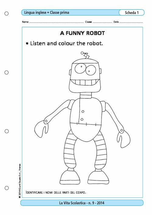 A funny robot | Giunti Scuola A funny robot | Giunti Scuola