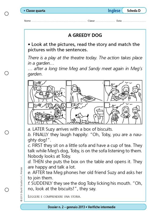 A greedy dog | Giunti Scuola A greedy dog | Giunti Scuola