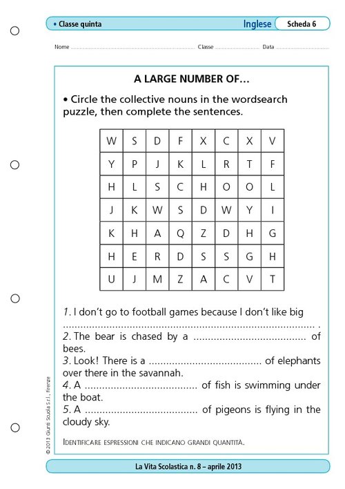 A large number of… | Giunti Scuola A large number of… | Giunti Scuola