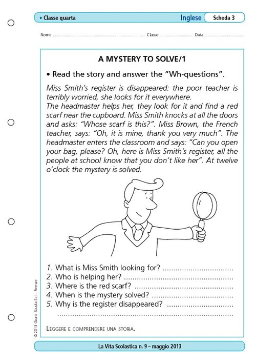 A mistery to solve/1 | Giunti Scuola