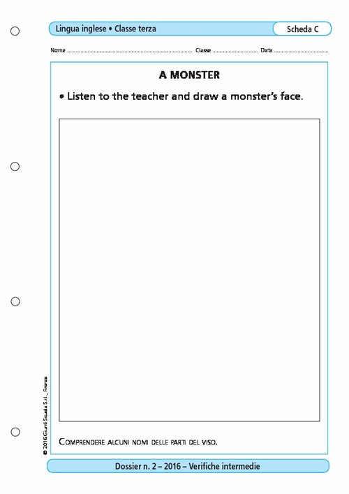 A monster | Giunti Scuola