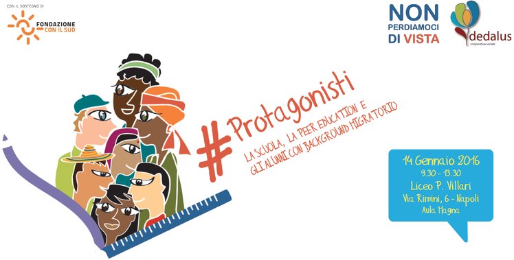 A Napoli il 14 gennaio il convegno "Protagonisti": la scuola, la peer education e gli alunni con background migratorio | Giunti Scuola