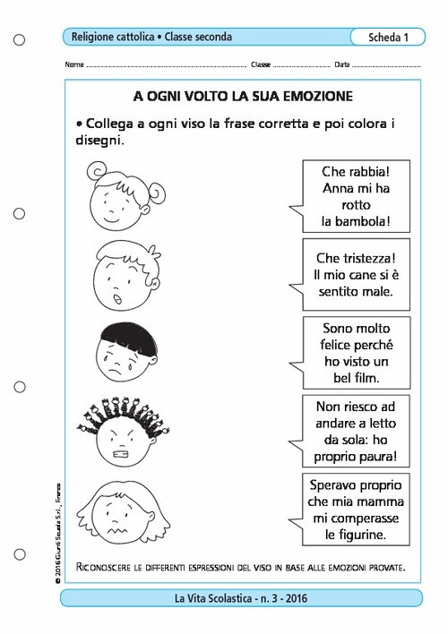 A ogni volto la sua emozione | Giunti Scuola
