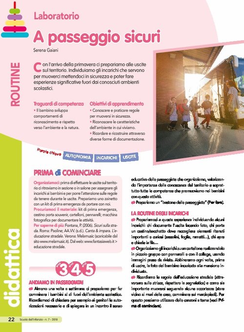 A passeggio sicuri | Giunti Scuola A passeggio sicuri | Giunti Scuola