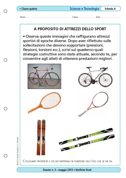 A proposito di attrezzi dello sport | Giunti Scuola A proposito di attrezzi dello sport | Giunti Scuola