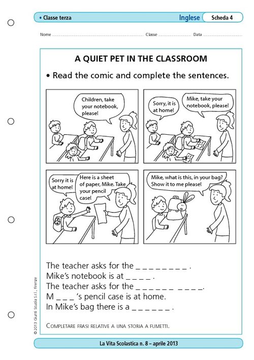 A quiet pet in the classroom | Giunti Scuola