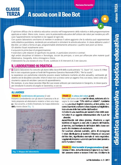 A scuola con il Bee Bot | Giunti Scuola A scuola con il Bee Bot | Giunti Scuola
