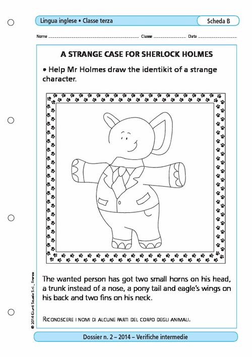 A strange case for Sherlock Holmes | Giunti Scuola A strange case for Sherlock Holmes | Giunti Scuola