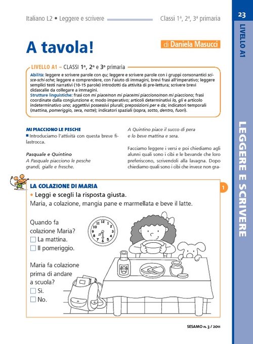 A tavola! - Leggere e scrivere - 1 | Giunti Scuola A tavola! - Leggere e scrivere - 1 | Giunti Scuola