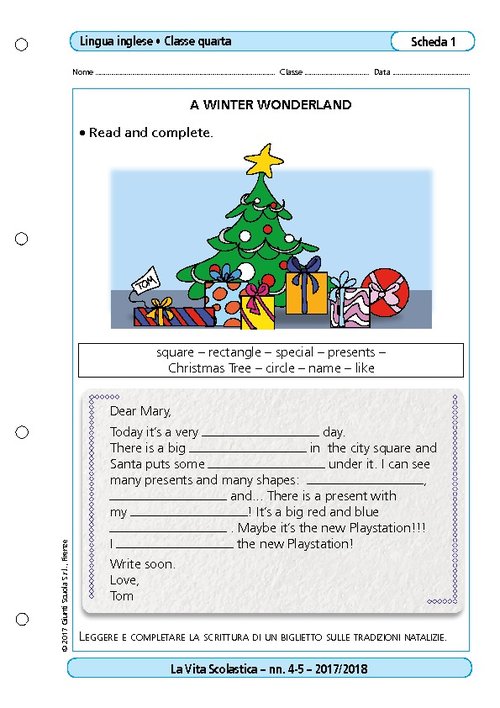 A winter wonderland | Giunti Scuola A winter wonderland | Giunti Scuola