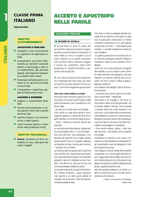 Accento e apostrofo nelle parole | Giunti Scuola Accento e apostrofo nelle parole | Giunti Scuola