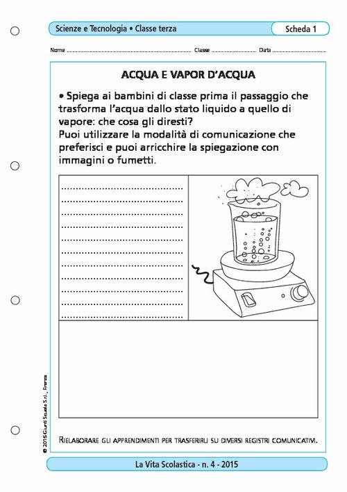 Acqua e vapor d'acqua | Giunti Scuola Acqua e vapor d'acqua | Giunti Scuola