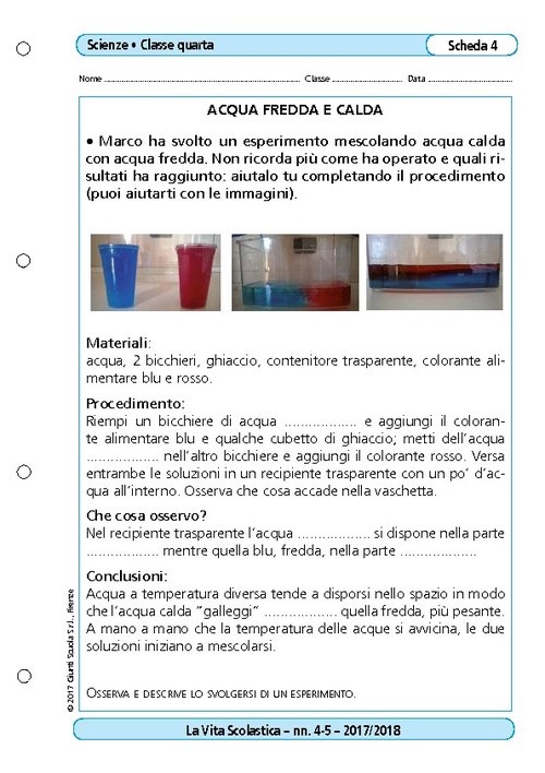 Acqua fredda e calda | Giunti Scuola Acqua fredda e calda | Giunti Scuola