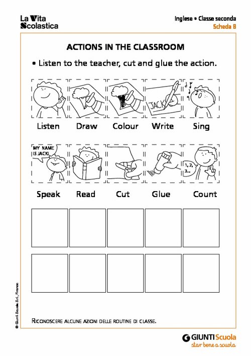 Actions in the classroom | Giunti Scuola Actions in the classroom | Giunti Scuola