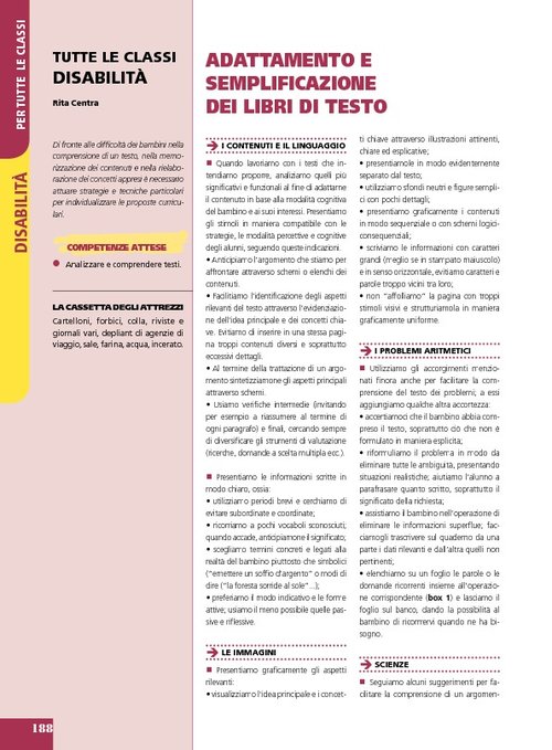 Adattamento e semplificazione dei libri di testo | Giunti Scuola Adattamento e semplificazione dei libri di testo | Giunti Scuola