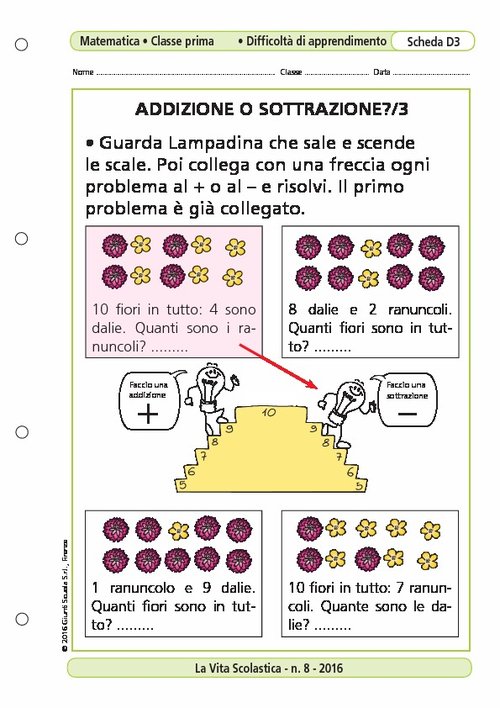 Addizione o sottrazione?/3 | Giunti Scuola Addizione o sottrazione?/3 | Giunti Scuola