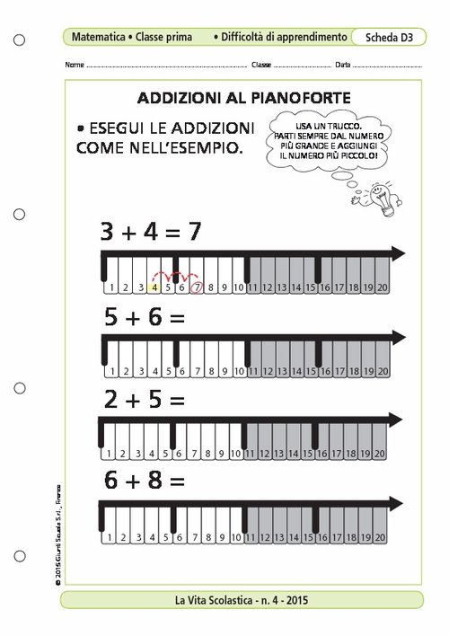Addizioni al pianoforte | Giunti Scuola Addizioni al pianoforte | Giunti Scuola