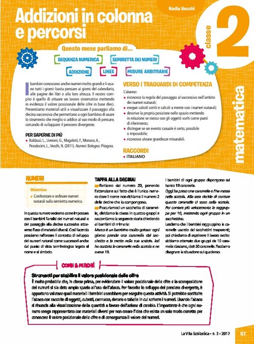 Addizioni in colonna e percorsi | Giunti Scuola Addizioni in colonna e percorsi | Giunti Scuola