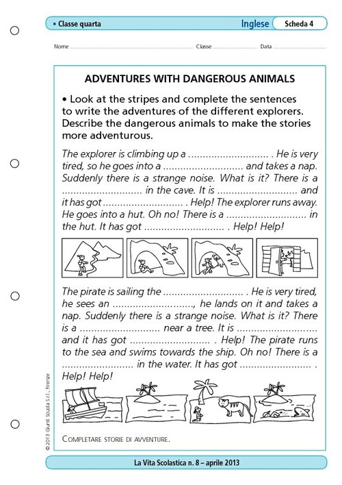Adventures with dangerous animals | Giunti Scuola Adventures with dangerous animals | Giunti Scuola