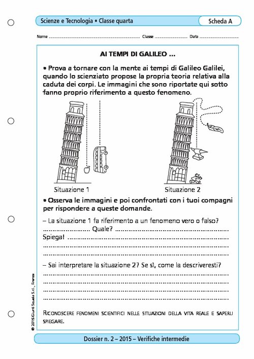 Ai tempi di Galileo | Giunti Scuola Ai tempi di Galileo | Giunti Scuola