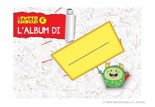 Album fotografico | Giunti Scuola