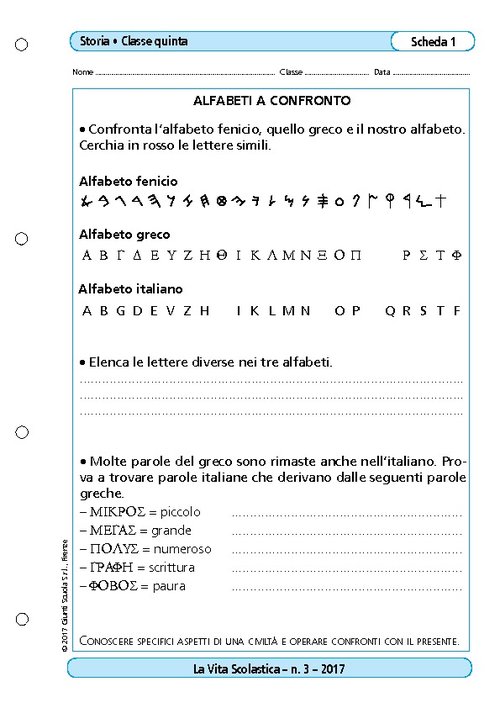 Alfabeti a confronto | Giunti Scuola Alfabeti a confronto | Giunti Scuola