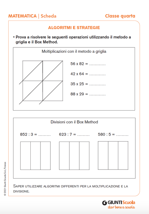 Algoritmi e strategie | Giunti Scuola Algoritmi e strategie | Giunti Scuola