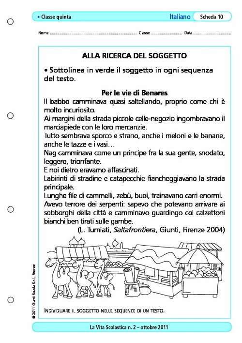 Alla ricerca del soggetto | Giunti Scuola