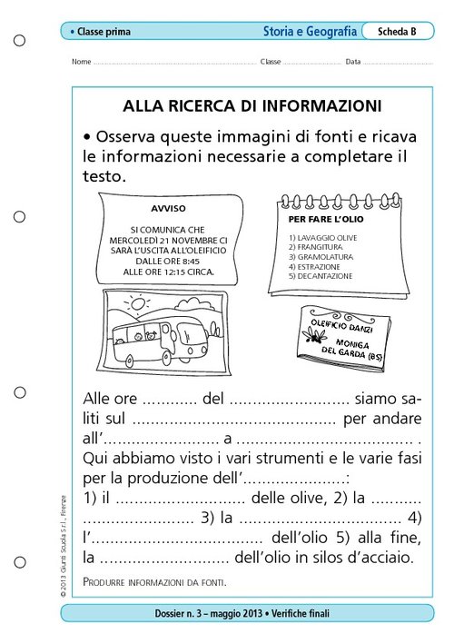 Alla ricerca di informazioni | Giunti Scuola Alla ricerca di informazioni | Giunti Scuola