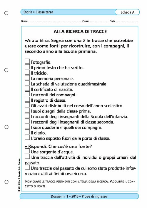 Alla ricerca di tracce | Giunti Scuola