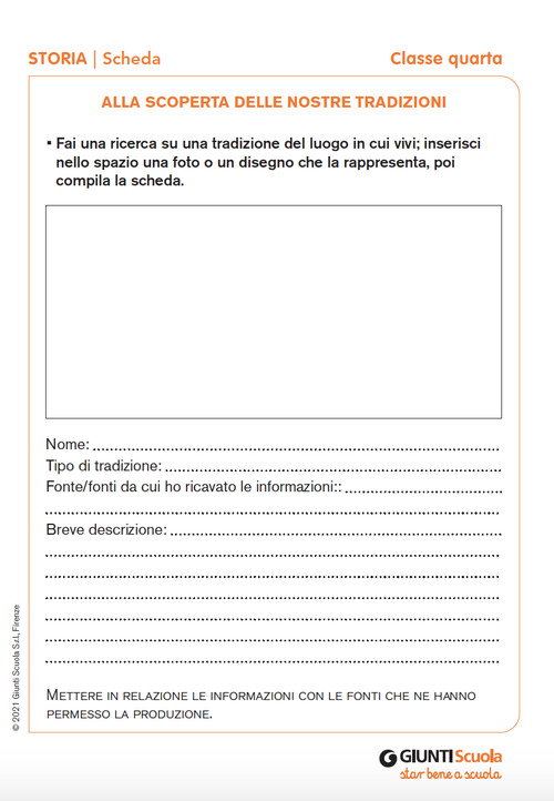 Alla scoperta delle nostre tradizioni | Giunti Scuola Alla scoperta delle nostre tradizioni | Giunti Scuola