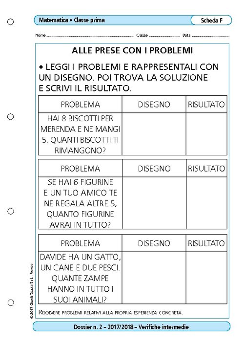 Alle prese con i problemi | Giunti Scuola Alle prese con i problemi | Giunti Scuola