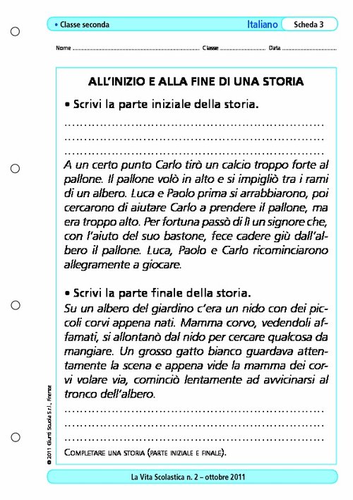 All'inizio e alla fine di una storia | Giunti Scuola All'inizio e alla fine di una storia | Giunti Scuola