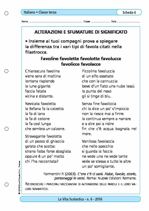 Alterazioni e sfumature di significato | Giunti Scuola Alterazioni e sfumature di significato | Giunti Scuola