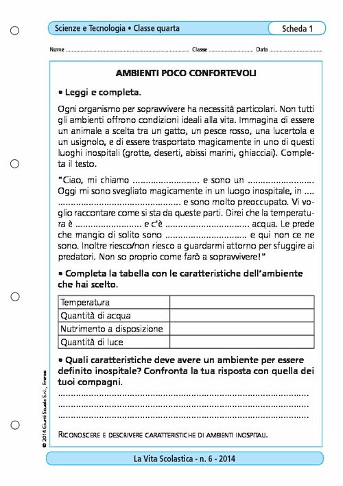 Ambienti poco confortevoli | Giunti Scuola