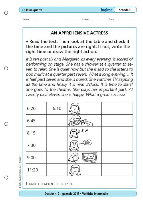An apprehensive actress | Giunti Scuola An apprehensive actress | Giunti Scuola