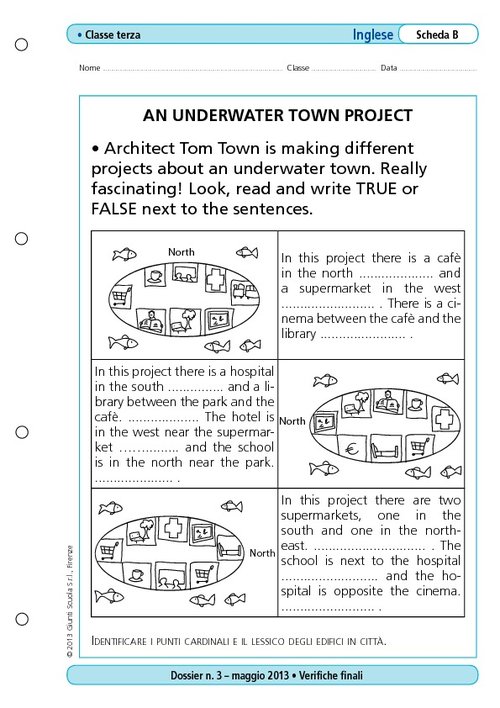 An underwater town project | Giunti Scuola