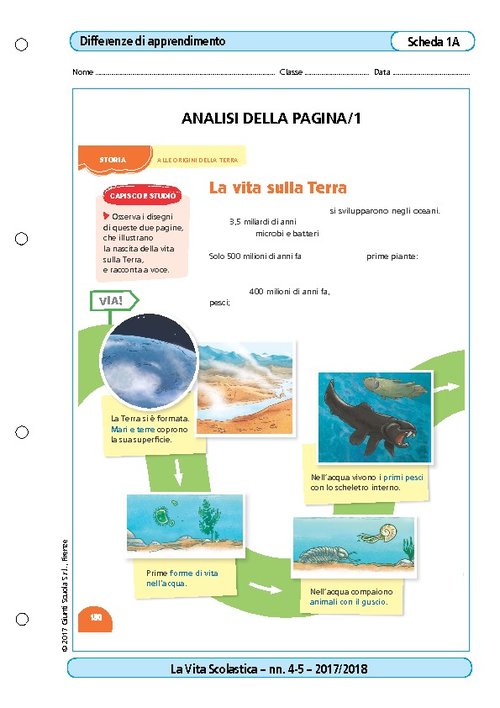 Analisi della pagina/1 e 2 | Giunti Scuola Analisi della pagina/1 e 2 | Giunti Scuola
