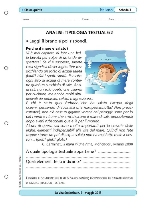 Analisi: tipologia testuale/2 | Giunti Scuola