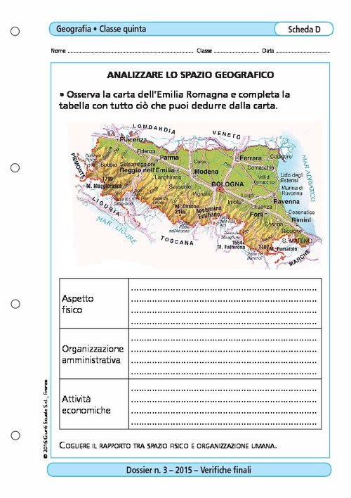 Analizzare lo spazio geografico | Giunti Scuola Analizzare lo spazio geografico | Giunti Scuola