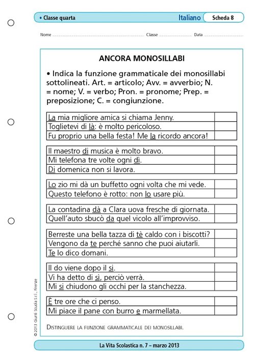Ancora monosillabi | Giunti Scuola