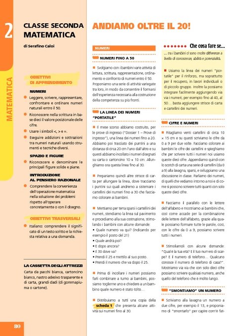 Andiamo oltre il 20! | Giunti Scuola Andiamo oltre il 20! | Giunti Scuola