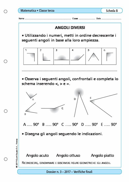 Angoli diversi | Giunti Scuola Angoli diversi | Giunti Scuola
