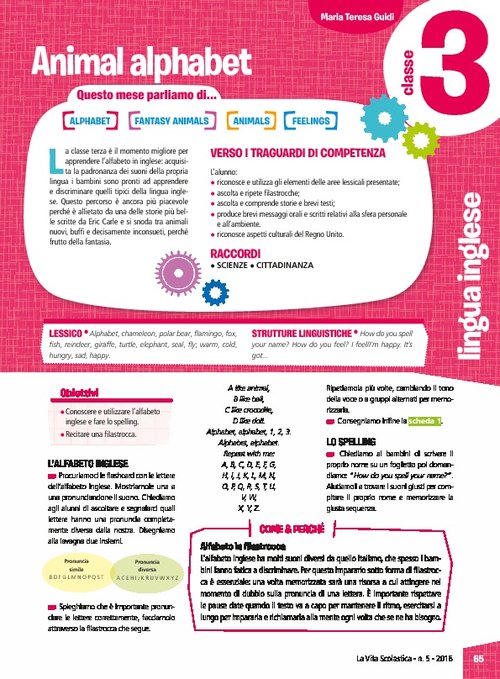 Animal alphabet | Giunti Scuola Animal alphabet | Giunti Scuola
