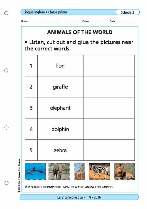 Animals of the world | Giunti Scuola Animals of the world | Giunti Scuola