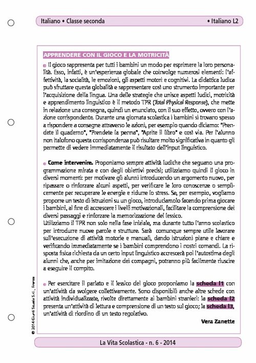 Apprendere con il gioco e la motricità | Giunti Scuola Apprendere con il gioco e la motricità | Giunti Scuola