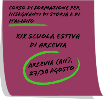 Arcevia (AN) - Corso di formazione per insegnanti di storia e di italiano | Giunti Scuola Arcevia (AN) - Corso di formazione per insegnanti di storia e di italiano | Giunti Scuola