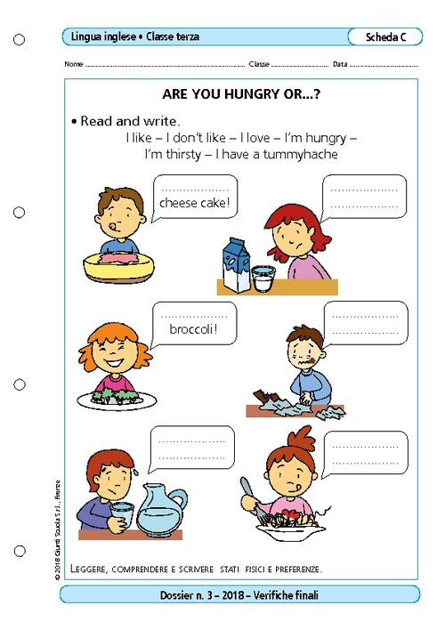 Are you hungry or...? | Giunti Scuola Are you hungry or...? | Giunti Scuola