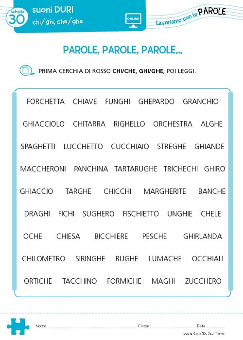 Area 1. Suoni duri (maiuscolo) | Giunti Scuola Area 1. Suoni duri (maiuscolo) | Giunti Scuola