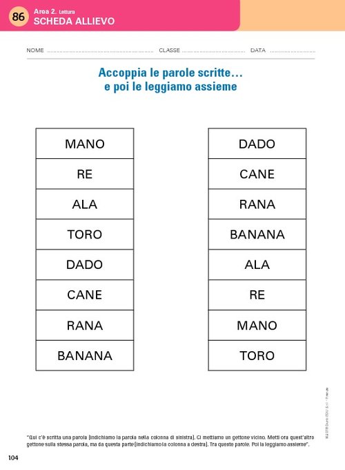 Area 2: Lettura. Schede allievo del volume | Giunti Scuola Area 2: Lettura. Schede allievo del volume | Giunti Scuola